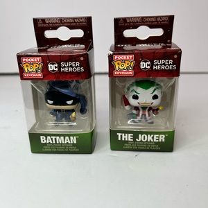 Funko Pocket‎ Pop Batman Joker Keychain DC Super Heroes Christmas
